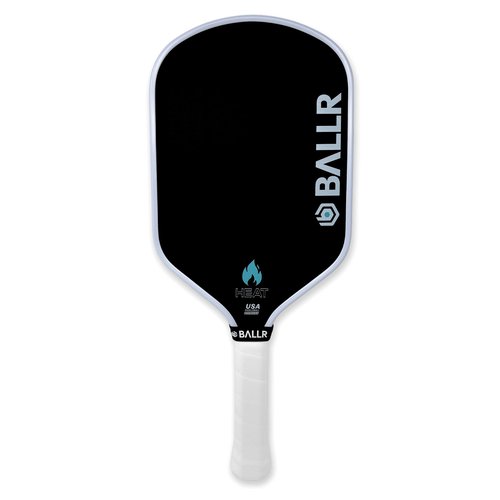 BALLR Heat Pickleball Paddle with T700 Carbon Fiber Surface for Increased Spin and Control - Thermoformed for a Larger Sweet Spot - USAPA Approved
