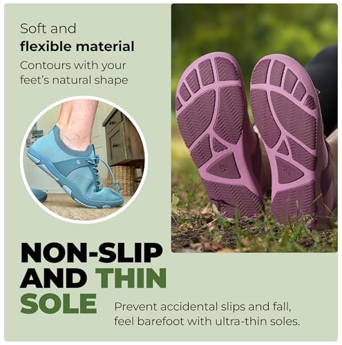 Wide Toe Box Hiking Shoes for Women and Men - Theora Pro Zero Drop Black 9-9.5 Women / 7-7.5 Men