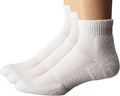 Thorlos Walking Mini Crew Socks Moderate Cushion Large White - 3 Pairs