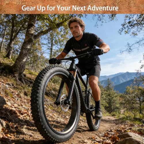 Bxinbxin 20x3.0 Fat Bike Tire and Tube Set - Folding 2PCS for Electric & Mountain Bikes