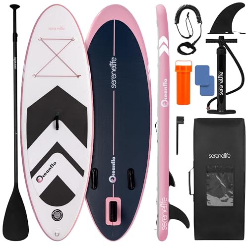 Kids Inflatable Stand Up Paddle Board 7'9" with Pump & Backpack - Stable Youth SUP for Lakes & Rivers