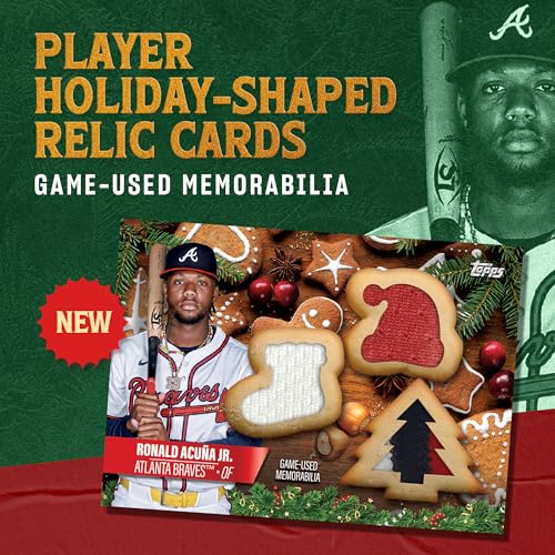 2025 Topps Holiday MLB Baseball Advent Calendar - Factory Sealed - Christmas Collectible - Includes 24 Packs with Stars & Parallels