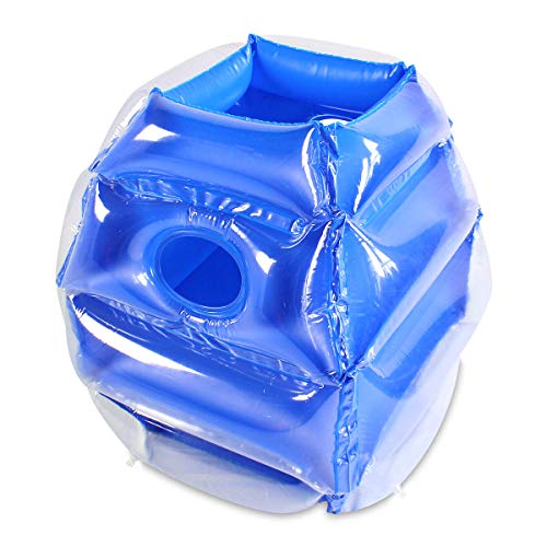 Kids Wearable Inflatable Sumo Balls Set - Bubble Bounce Ball for Outdoor Play, Red & Blue, 24 Inch, 2 Pieces