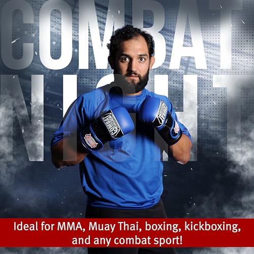 Red Large MMA Training Gloves for Boxing & Sparring - Combat Sports Max Strike