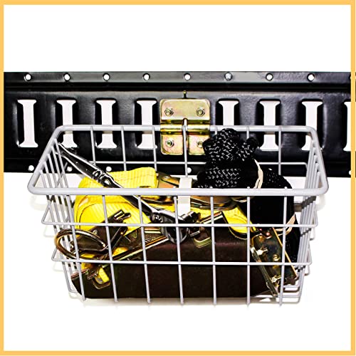 DC Cargo Mall E Track Basket - Bolt-On Wire Organizer for Trailers & Trucks - Variation 4