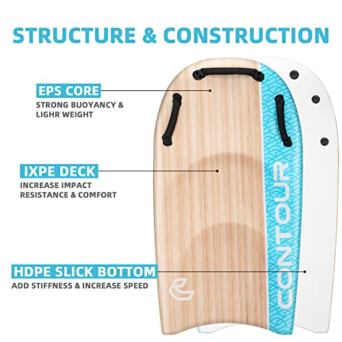 Thurso Surf DuoSlider 45'' Family Bodyboard for Kids & Adults with Handles