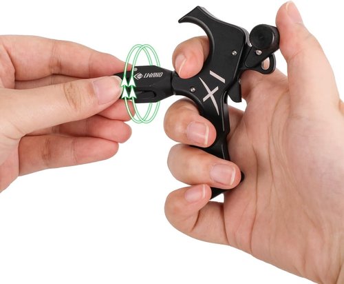 LWANO X1 Compound Bow Release - Adjustable 3&4 Finger Grip Archery Release Aid for Precision Shooting