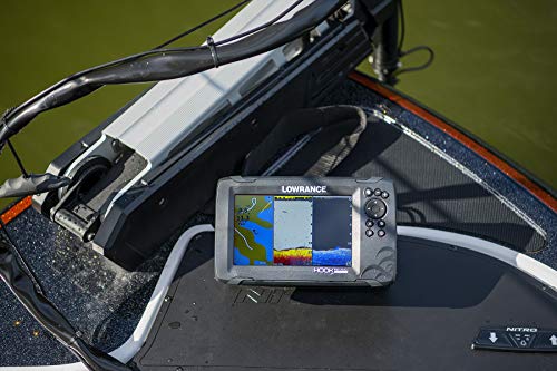Fish Finder with SplitShot Transducer and High-Detail US Inland Maps
