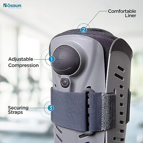 High Top Large Rebound Air Walker Boot for Broken Foot & Sprained Ankle - Supports & Compression