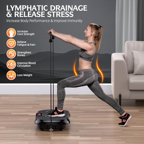 PBYRD Whole Body Vibration Exercise Machine for Weight Loss & Muscle Activation