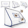 3-in-1 Soccer Goal & Rebounder - Portable 4x6 ft Soccer Training Equipment
