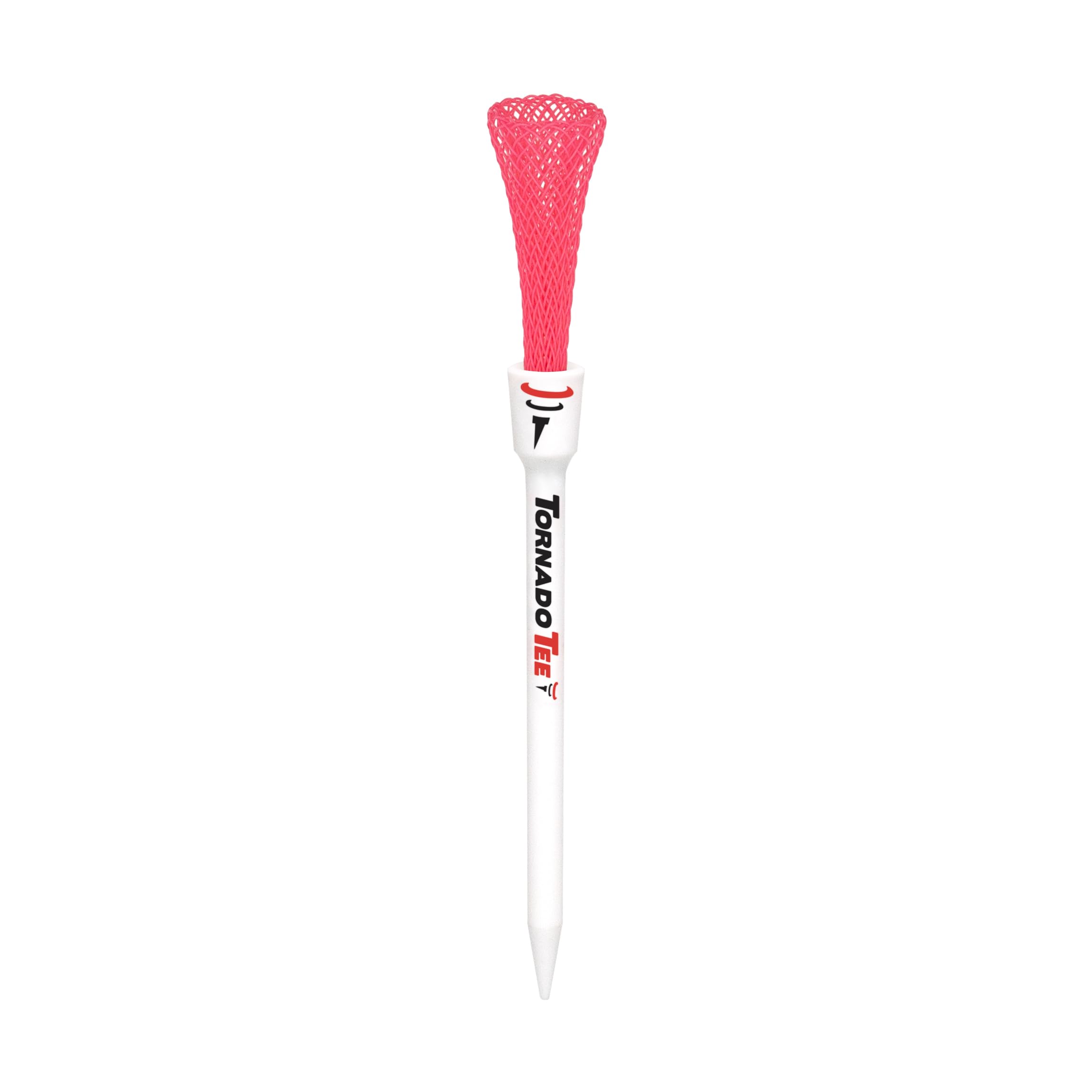 Tornado Tee 4" Long Drive High Performance Golf Tee (Neon Pink)