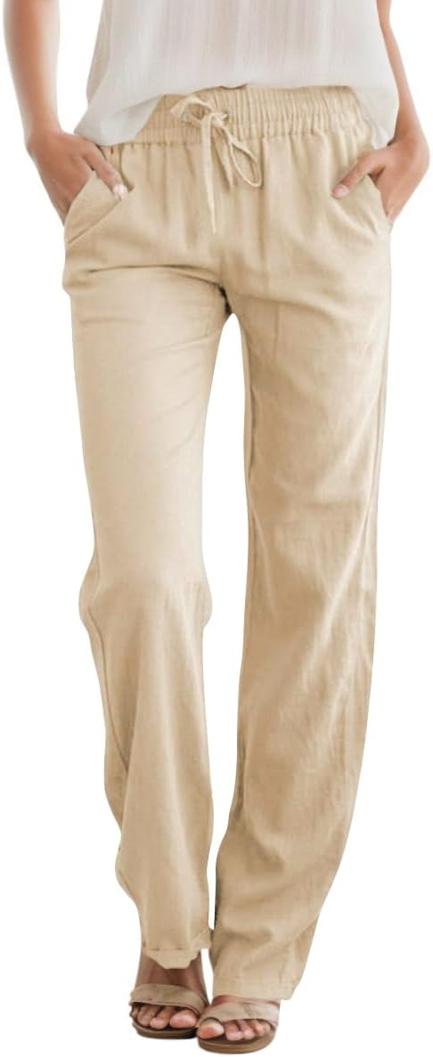 SEMARO Dress Pants - Women's Business Casual High Waist Trousers with Pockets | Stretchy Office Slacks