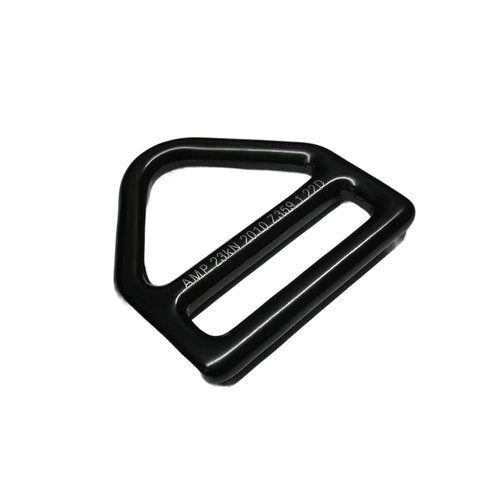 Heavy-Duty Steel Triangle D-Ring – Multipurpose Equipment Connector Ring, Black Finish (Black)