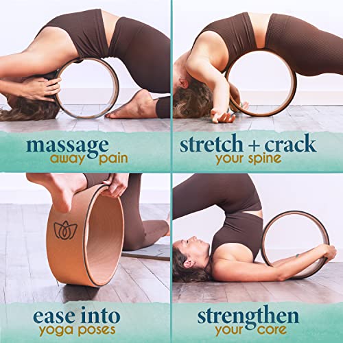 Florensi Yoga Wheel 3-Pack Green Back Roller & Stretching Aid for Pain Relief