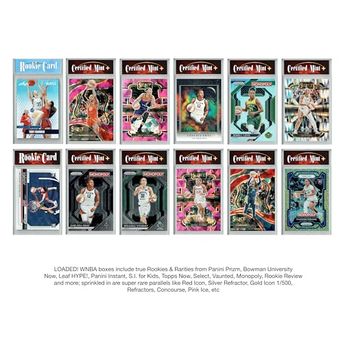 LOADED Women's Basketball Rookie & Rarity Trading Cards Collection