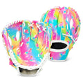 Kids Baseball Glove Rainbow Unicorn 9" Softball Mitt for Beginners