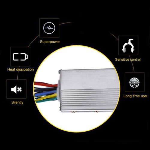 Brushless Controller, 24V 250W Brushless Motor Controller for Electric Scooter Easy to Install 3.46 x 2.05 x 1.18inch