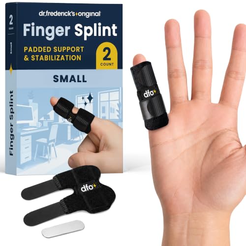 Small Padded Trigger Finger Splint - Adjustable Support for Pain Relief