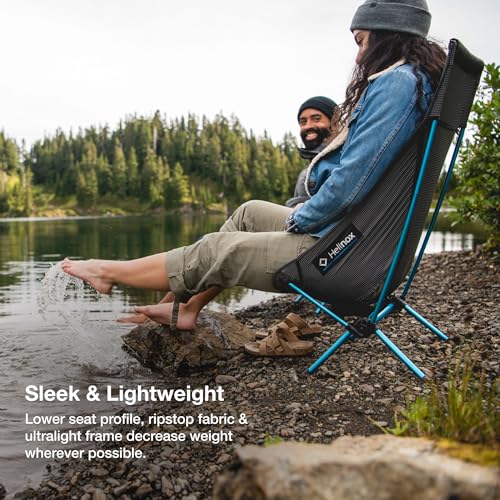 Ultralight Camping Chair with High Back - Black, Helinox Chair Zero
