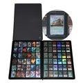 Rieton 36-Pocket Ringless Trading Card Binder - Holds 2304 Sleeved Cards, Black Variation