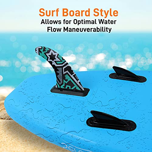 SereneLife Inflatable SUP Water Fin Replacement for Thunder Wave Boards