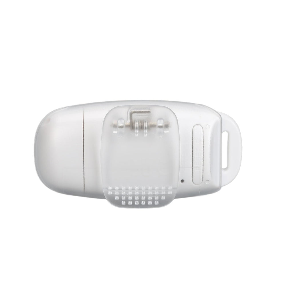 Pedometer for Walking, Accurate Simple Step Counter with Large Digital Display, USB Rechargeable Portable Step Clip on for Seniors (White)