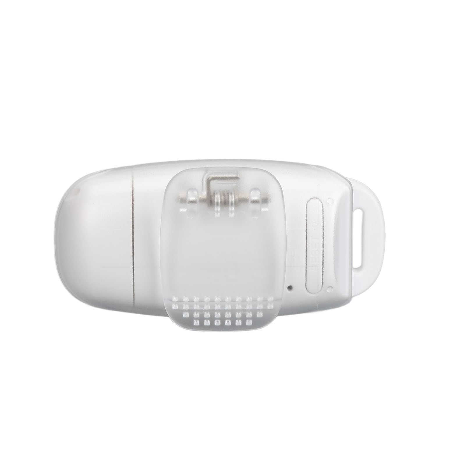 Pedometer for Walking, Accurate Simple Step Counter with Large Digital Display, USB Rechargeable Portable Step Clip on for Seniors (White)