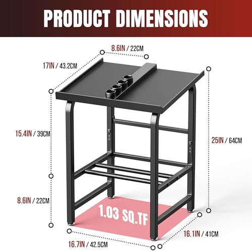 Heavy Duty Dumbbell Rack Stand for Adjustable Weights | Supports 500lbs