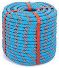 Caphremiel 1/2in x 200ft Blue Polyester Arborist Climbing Rope - ASTM F2116 Certified, 9000Lbs MBS, Heavy Duty Tree Rope for Climbing & Sailing