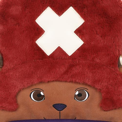 17-Inch Chopper Character Backpack with Laptop Sleeve & Water Bottle Pockets