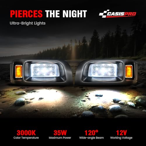 12V LED Headlight & Taillight Kit for Club Car DS Golf Carts - Street Legal, Durable Wiring Harness