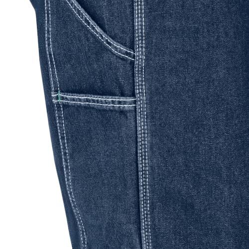 Liberty Men's Denim Bib Overalls 50W x 30L Stonewashed Workwear