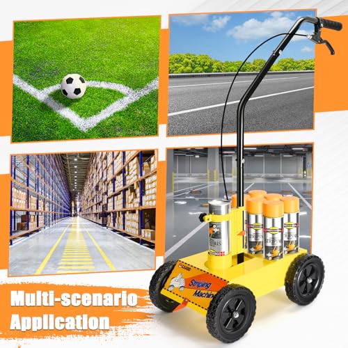 CAROD Parking Lot Line Striper Machine - Adjustable Width, Lightweight & Easy to Use