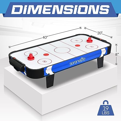 40-Inch Air Hockey Table with Fast Gameplay & Built-in Score Tracker