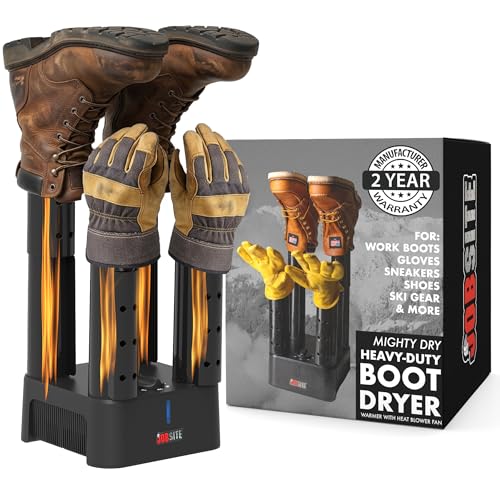 JobSite Boot Dryer with Heat Blower Fan - Fast Shoe & Glove Dryer - Variation 1
