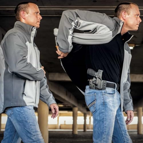 Tulster Black OWB Contour Kydex Holster for Smith & Wesson M&P Shield X - Optic Compatible