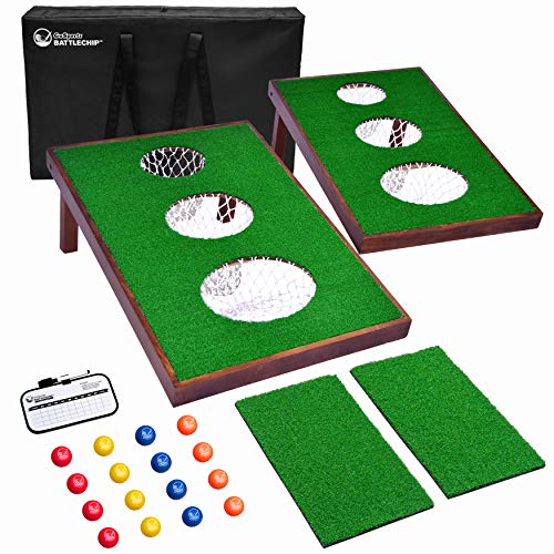 GoSports BattleChip Golf Game Set with Targets, Foam Balls & Carrying Case