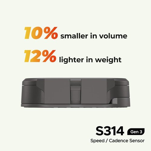 Magene S314 Cadence/Speed Sensor - Wireless ANT+/Bluetooth for Cycling | Compatible with Garmin & More