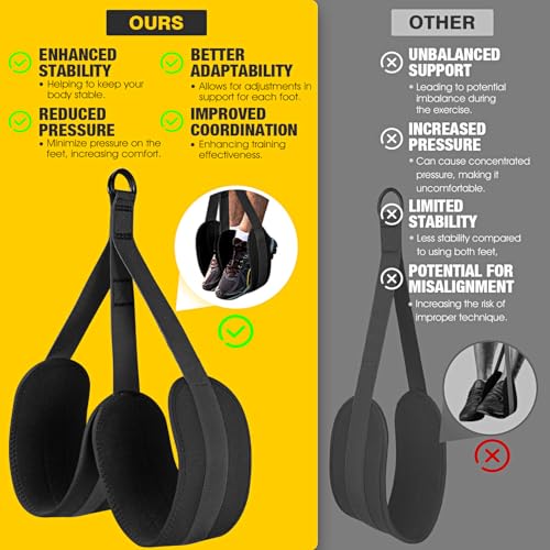 Black Pull Up Assistance Bands Set - Adjustable Resistance Workout Equipment for Home Gym