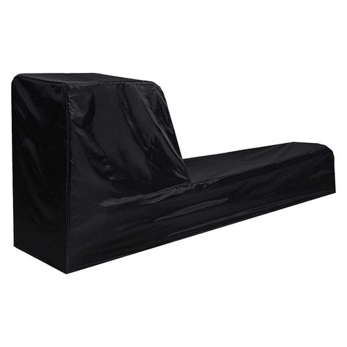 Fitness Rowing Machine Dust Cover 210D Oxford Fabric 95" x 24" x 40" Black Rowing Waterproof Machine Cover Fitness Equipment Protector
