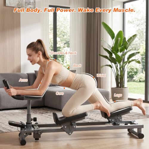 Low Impact Core and Cardio Glider Trainer for Back & Full-Body Workouts