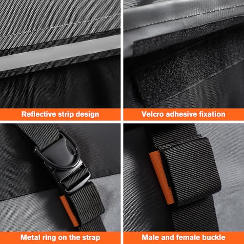 Waterproof Rooftop Cargo Carrier Bag 21 Cu Ft Universal Fit with Anti-Slip Mat