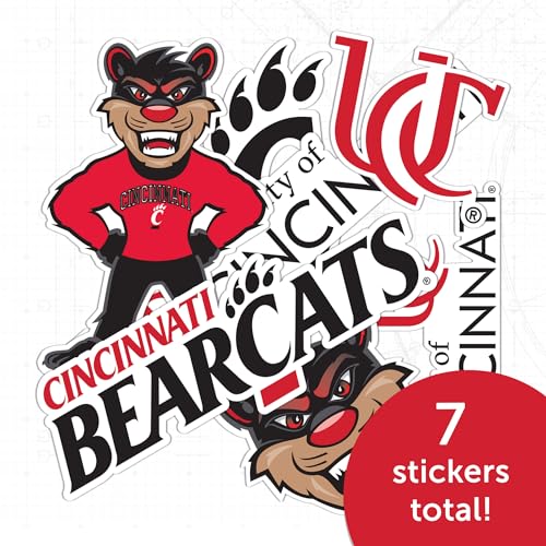 Cincinnati Bearcats Vinyl Sticker Decal - Official College Fan Gear