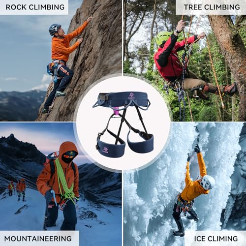 KAILAS Airo B3 Rock Climbing Harness Navy Blue Large - Mountaineering Gear