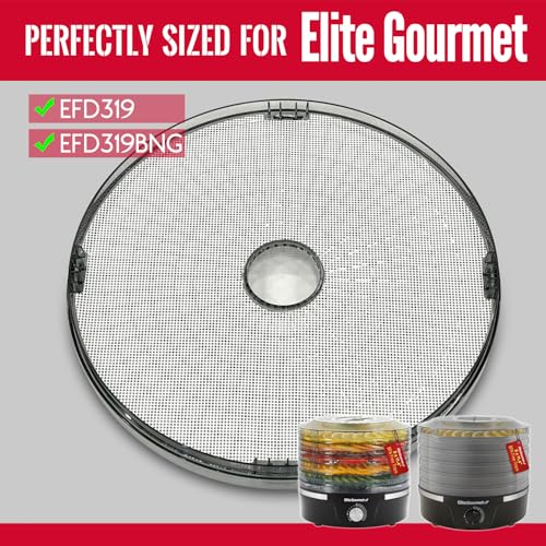 Silicone Food Dehydrator Sheets Pack of 5 for Fruit and Jerky - BPA Free