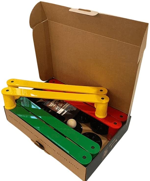Hockey Stick Handling Aid for Puck Control & Reaction Training – Portable, Adjustable Practice Equipment