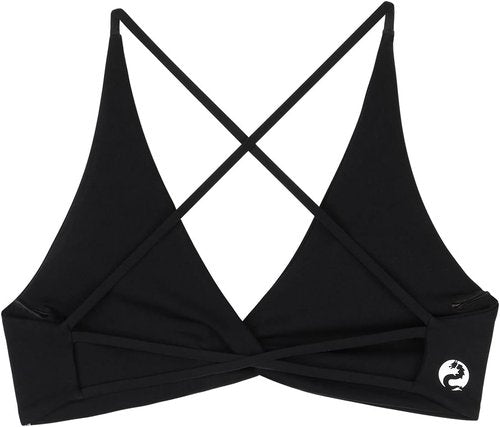 AUROLA Venus Sports Bra - Backless Strappy Design with Removable Padding | Low Support Gym Bra