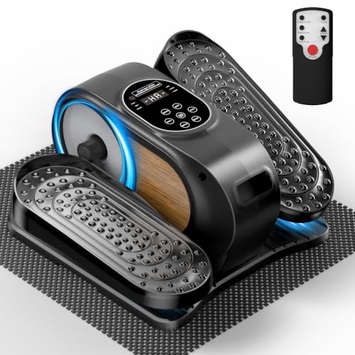 Low Impact Under Desk Elliptical for Seniors - Quiet Leg Exerciser, Portable Cardio Machine