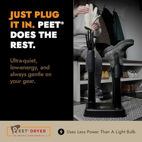 Electric Boot and Glove Dryer with Built-In Glove DryPorts - Safe, Quiet, Fast Drying